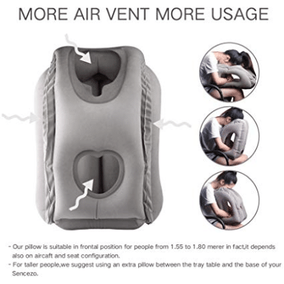 best inflatable travel pillow