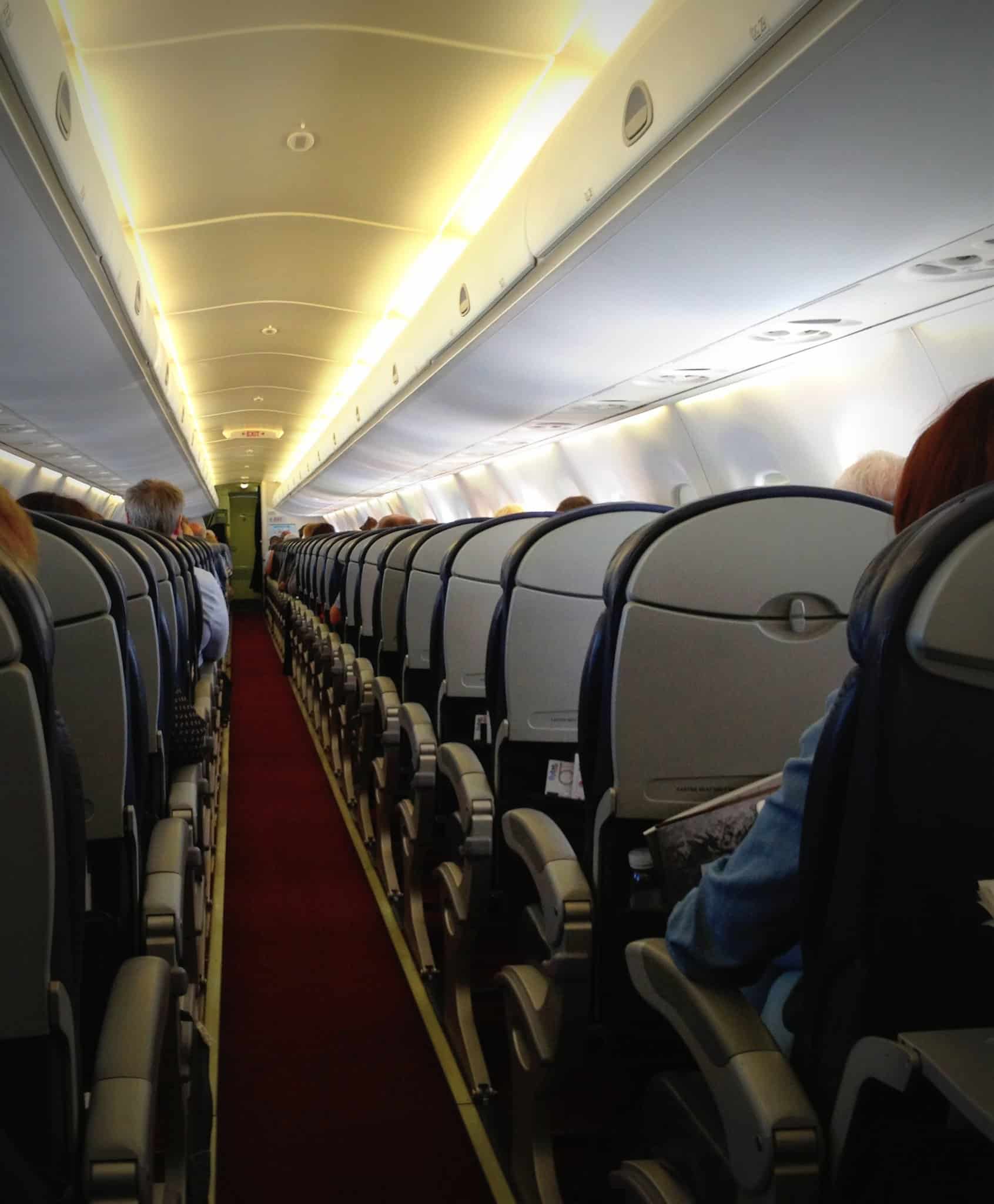 fear of flying boarding airplane